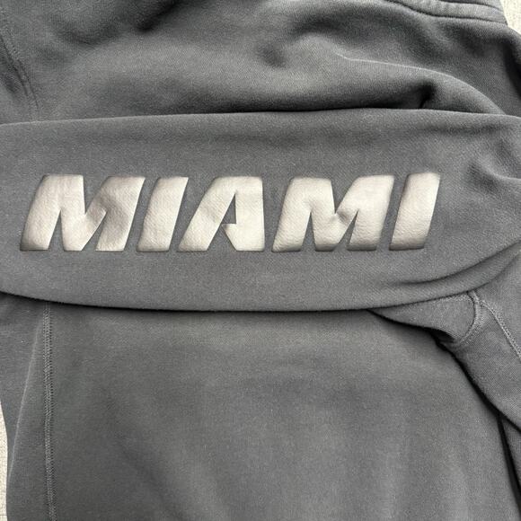 Miami Heat NBA Air Jordan Statement Edition Hoodie Men's Small Black Basketball - Picture 6 of 8